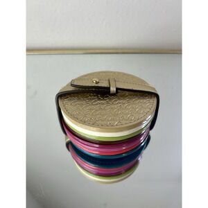 COACH COASTERS RARE 8pc SET! GORGEOUS‎ COLORS!